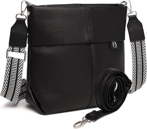 Myhozee Crossbody محافظ للنساء ، عبور أكياس الجسم مع 2 الأشرطة الجلدية الكتف حقيبة عصرية in Kuwait