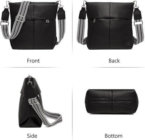 Myhozee Crossbody محافظ للنساء ، عبور أكياس الجسم مع 2 الأشرطة الجلدية الكتف حقيبة عصرية in Kuwait