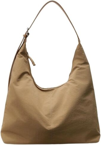 Slouchy Nylon Crescent Bag for Women Hobo Purse Lightweight Work College Bag Waterproof Shoulder Crossbody Bags 2025 in Saudi Arabia