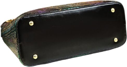 Large Serpentine Leather Women's Top Handle Satchel Handbags Fashion Chain Bag Tassel Purses Shoulder Messenger Bags in Kuwait