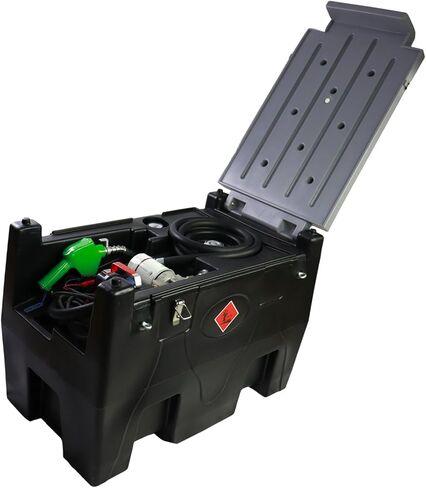 58 جالون PE نقل حاوية الديزل المحمولة فقط خزان تخزين الوقود مع مضخة 12 فولت مضخة 20ft كابل الطاقة 13ft خرطوم الوقود 10 GPM فوهة السيارات لأسرة الشاحنة في الموقع معدات التزويد in Kuwait