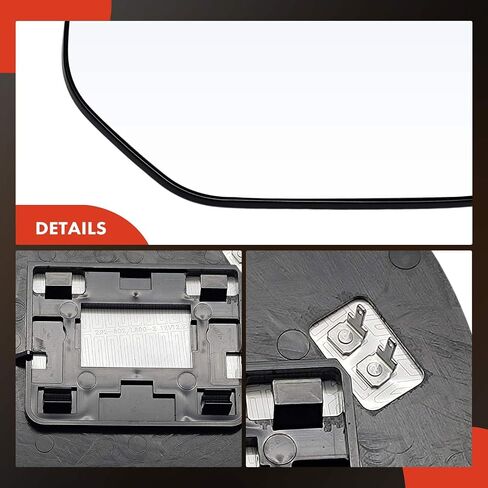 A-Premium Right Passenger Side Heated Mirror Glass with Backing Plate - Compatible with Subaru Outback 2013-2014, Forester 2014-2016, Impreza 2012-2014, XV Crosstrek 2013-2014 in Saudi Arabia
