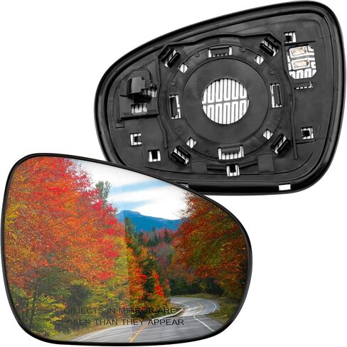 Driver Side Mirror Replacement for Lexus ES350 ES300h GS350 GS450h 2013-2017, LS460 LS600h 2013-2016, CT200h, RC300 RC350 - Left Side Mirror Glass, Rear View Mirrors Glass with Power Heated in Saudi Arabia