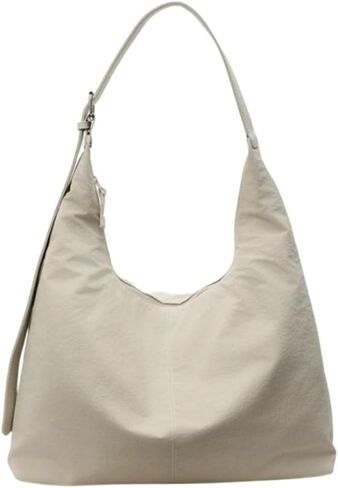 Slouchy Nylon Crescent Bag for Women Hobo Purse Lightweight Work College Bag Waterproof Shoulder Crossbody Bags 2025 in Saudi Arabia