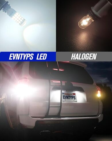 2025 New Upgrade 912 921 LED Reverse Lights Bulb,906 922 W16W LED Bulb Replacement for Back Up Lights，T15 Backup Cargo Lights For Car Trunks 6000K Xenon White (2pcs) in Kuwait