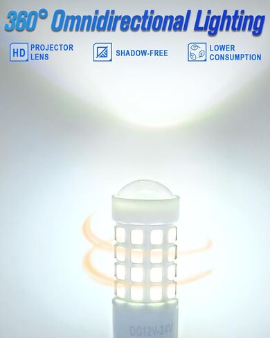 2025 New Upgrade 912 921 LED Reverse Lights Bulb,906 922 W16W LED Bulb Replacement for Back Up Lights，T15 Backup Cargo Lights For Car Trunks 6000K Xenon White (2pcs) in Kuwait