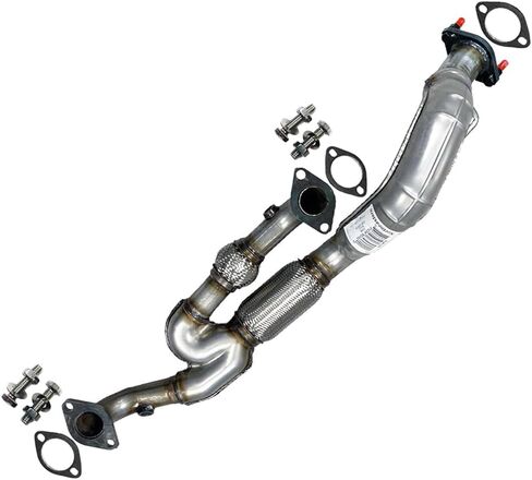 Northeastern Exhaust | Stainless Steel Front Flex Y-Pipe Compatible for 2007-2009 Hyundai Entourage 3.8L | Free Gasket and Bolts & Nuts Included | Automotive Replacement Part in Saudi Arabia