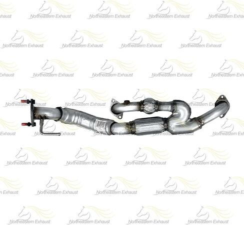 Northeastern Exhaust | Stainless Steel Front Flex Y-Pipe Compatible for 2007-2009 Hyundai Entourage 3.8L | Free Gasket and Bolts & Nuts Included | Automotive Replacement Part in Saudi Arabia