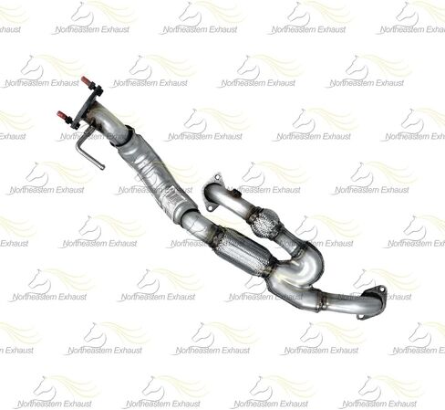 Northeastern Exhaust | Stainless Steel Front Flex Y-Pipe Compatible for 2007-2009 Hyundai Entourage 3.8L | Free Gasket and Bolts & Nuts Included | Automotive Replacement Part in Saudi Arabia