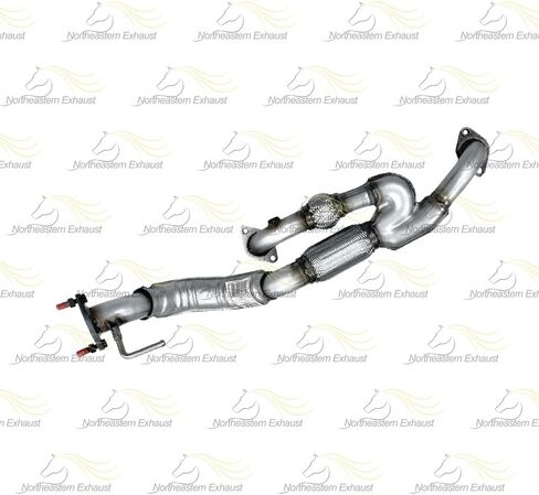 Northeastern Exhaust | Stainless Steel Front Flex Y-Pipe Compatible for 2007-2009 Hyundai Entourage 3.8L | Free Gasket and Bolts & Nuts Included | Automotive Replacement Part in Saudi Arabia