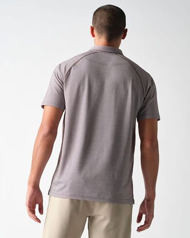 Rhone Delta Pique Mens Polo, Golf Shirts for Men, Anti Odor, Moisture Wicking Lightweight Polo Shirts in Saudi Arabia