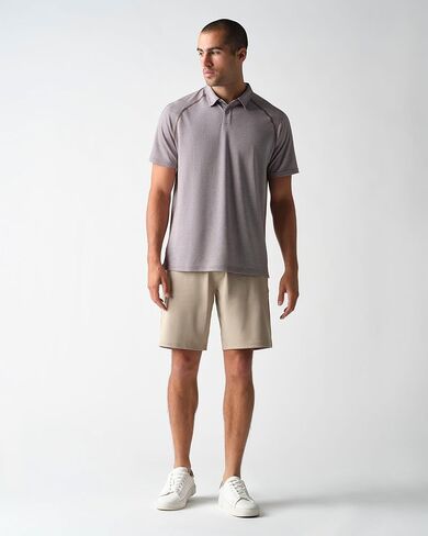 Rhone Delta Pique Mens Polo, Golf Shirts for Men, Anti Odor, Moisture Wicking Lightweight Polo Shirts in Saudi Arabia