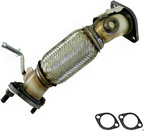 Northeastern Exhaust | Stainless Steel Front Flex Pipe Compatible for Hyundai Sonata 2011-2014 2.4L | Federal Emission | Sport Package | Free Gaskets Included | Automotive Replacement Part in Saudi Arabia