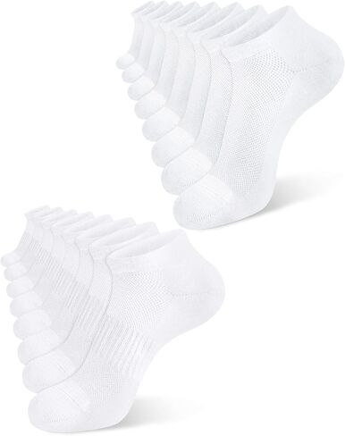 Jane Stone 16 Pack Socks Coulding Socks 8 White-Arch +8 White-No Arch Super in Saudi Arabia