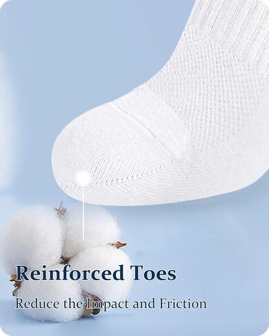 Jane Stone 16 Pack Socks Coulding Socks 8 White-Arch +8 White-No Arch Super in Saudi Arabia