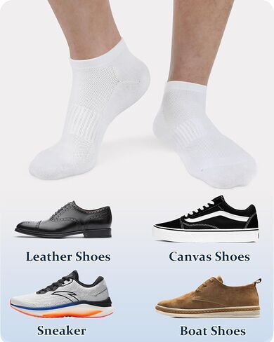 Jane Stone 16 Pack Socks Coulding Socks 8 White-Arch +8 White-No Arch Super in Saudi Arabia