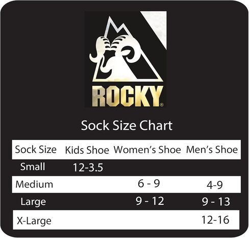 Rocky Mens Cotton Full Cushion Low Cut Heel Tab Socks 3 Pair Pack in Saudi Arabia