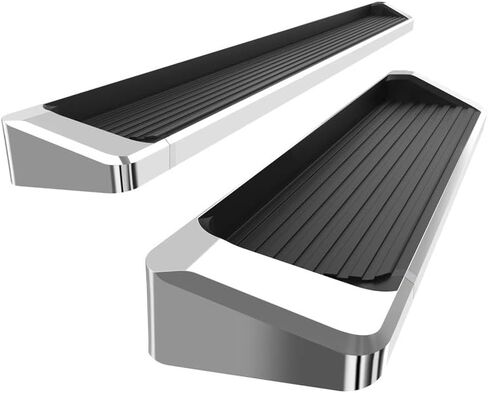 HD Ridez Running Board 6 "أسود متوافق مع Dodge Sprinter 2007-2009 الحجم الكامل Van & Mercedes-Benz Sprinter 10-25 3-Door (استبعاد سيارة الركاب مع A/C الخلفية و 2015 4x4) (خطوات جانبية بار NERF) in Kuwait