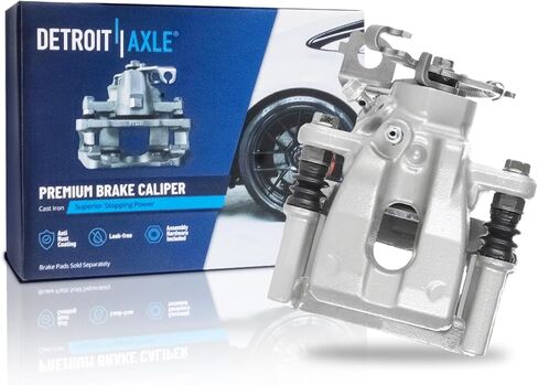 Detroit Axle-الفرجار الخلفي الأيمن الفرامل لـ Toyota 2009-2011 2014-2019 Corolla 2009-2014 Matrix Pontiac Vibe Passenger Side Disciper مع استبدال القوس in Saudi Arabia