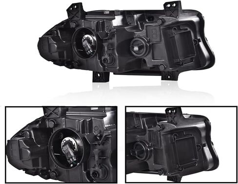 PIT66 Headlight Assembly, Compatible with Dodge Charger 2015 2016 2017 2018 2019 2020 2021 Halogen Headlamp Pair Left Driver Side And Right Passenger Side 68214397AB in Saudi Arabia