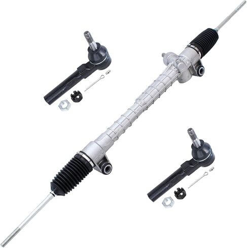 Detroit Axle - Electric Power Assisted Rack & Pinion Kit for 2004-2012 Chevy Malibu Pontiac G6 Saturn Aura Complete Electric Power Assisted Rack & Pinion Assembly 2 Outer Tie Rod Ends Replacement in Saudi Arabia