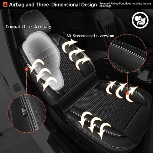 أغطية المقعد الأمامية تناسب Hyundai Tucson 2010-2023 2024 2025 - مقعد السيارة يغطي جلود مقعد المقعد المقاومة للماء الراحة (مقعدان أماميان ، أسود ورمادي) in Kuwait