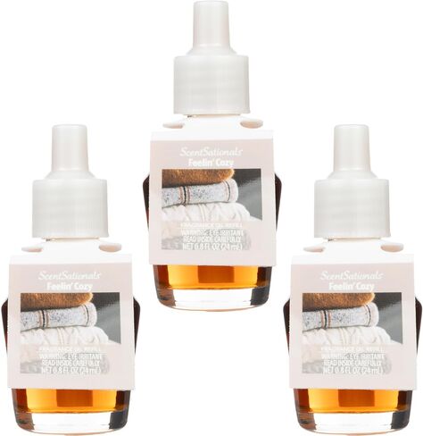 Scentsationals Fragrance Oil Plug In Air Freshener Refills 3-Pack - Feelin' Cozy - Compatible with ScentSationals & Fusion Diffusers, Long-Lasting Home Fragrance, 0.8 fl oz Each in Saudi Arabia