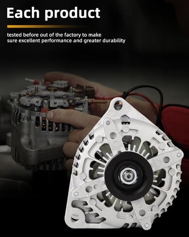OCPTY ANDLESTINATORS ANTERLATOR 11532 لـ FORD F-150 5.0L V8 2011 2012 2013 2014،12V 220AMP S6 Pulley Class يستبدل 104210-6270 1042106660 104210-6660 in Kuwait