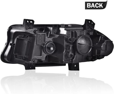 PIT66 Headlight Assembly, Compatible with Dodge Charger 2015 2016 2017 2018 2019 2020 2021 Halogen Headlamp Pair Left Driver Side And Right Passenger Side 68214397AB in Kuwait