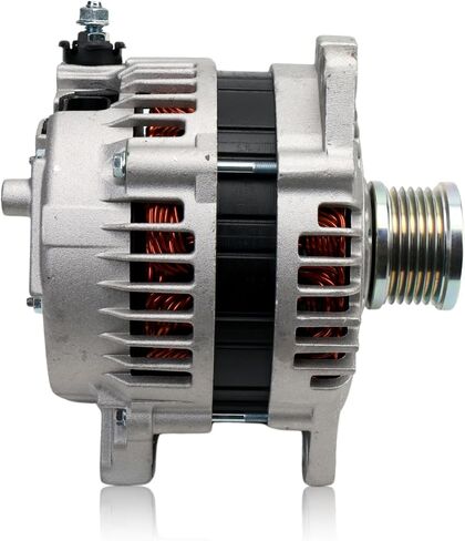 Alternator Compatible with Rogue 2008-2012, X-Trail 2005-2006, 2.5L, 12V 110A 6-Groove Clutch Pulley Clockwise, Replace# 23100AU400, 23100AU40D in Saudi Arabia