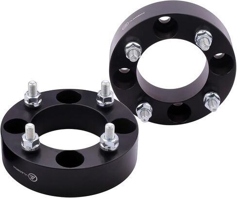 VLAOSCHI Black Forged ATV UTV 4x110 Wheel Spacers 1 Inch with 12x1.25 Studs Compatible with Yamaha Viking Wolverine YXZ1000R | CFMOTO ZForce 950 UForce 1000 - Pack of 4 in Kuwait