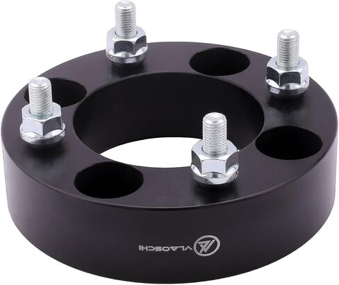 VLAOSCHI Black Forged ATV UTV 4x110 Wheel Spacers 1 Inch with 12x1.25 Studs Compatible with Yamaha Viking Wolverine YXZ1000R | CFMOTO ZForce 950 UForce 1000 - Pack of 4 in Kuwait
