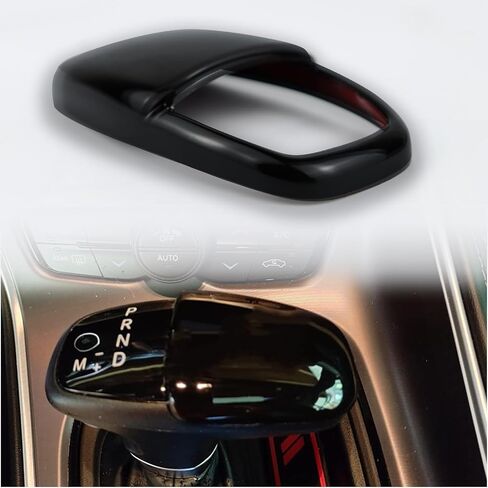 Gear Shift Lever Head Cover Trim Shift Knob Cap Compatible with 2015-2023 Dodge Charger Challenger Sedan Fit Durango SUV 2016-2023 Gear Shift Cover Protector Decorate (Carbon Fiber) in Saudi Arabia