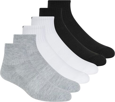 DKNY Men's 6 Pack Sport Cushion High Quarter Crew Socks in Saudi Arabia