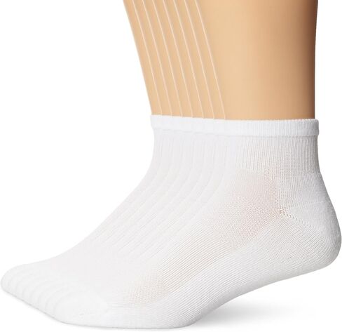 Hanes Men's 8 Pack X-Temp Arch Ventilation Ankle Socks in Saudi Arabia