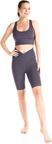 Hype Up Women's Buttery Soft V Biker Shorts مع الجيب الداخلي (S-3X) in Saudi Arabia