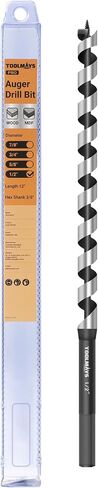 تم تعيين بت أوجير لتدريبات الخشب ، 5pcs hex shank 3/8 بوصة قطعة واحدة 12 بوصة ager bit prit 7/8 "، 1/2" ، 5/8 "، 3/4" ، 1 " in Kuwait