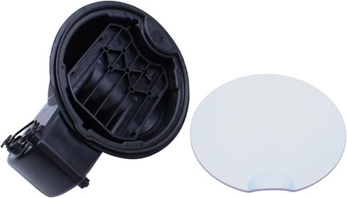 MOTOKU White Gas Tank Door Fuel Cap Filler Cover w/Housing Pocket Assembly for Ford F-150 2009-2014 in Saudi Arabia