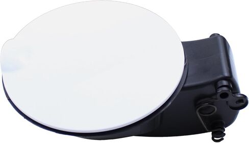 MOTOKU White Gas Tank Door Fuel Cap Filler Cover w/Housing Pocket Assembly for Ford F-150 2009-2014 in Saudi Arabia