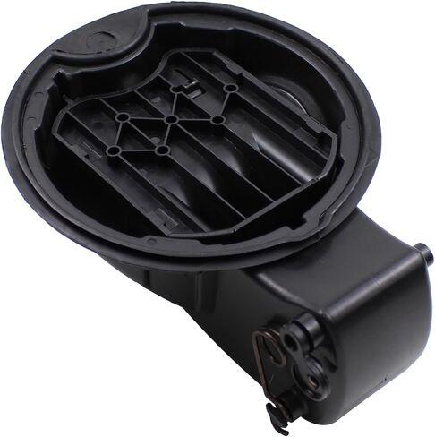 MOTOKU White Gas Tank Door Fuel Cap Filler Cover w/Housing Pocket Assembly for Ford F-150 2009-2014 in Saudi Arabia
