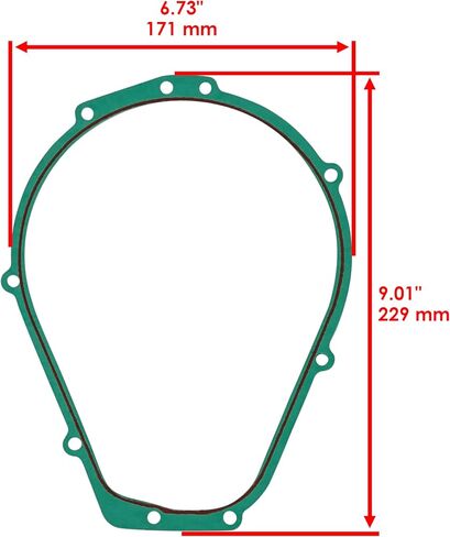 Caltric Stator Gasket Compatible with Yamaha Wave Venture 700 Wvt700 1995 1998 Jetski Magneto Gasket in Saudi Arabia