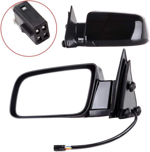 ECCPP سائق ومرايا جانبية للركاب تناسب 1992-1994 لـ Chevy Blazer 1988-1999 لشاحنة Chevy Pickup 1992-1999 لـ Chevy Suburban 1995-1999 لتكيف Chevy Tahoe Power in Saudi Arabia