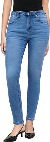 LookbookStore Skinny Jeans for Women Trendy High Waist Slim Fit Comfort Jeggings Jeans Stretchy Denim Pants Work Casual in Kuwait