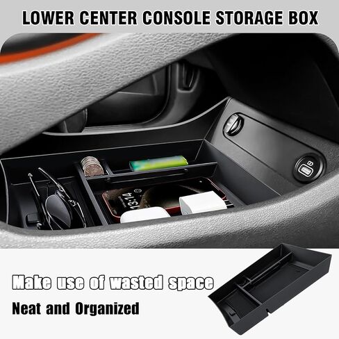 Center Console Organizer Compatible with Hyundai Santa Fe 2021 2022 2023 Lower Center Console Storage Box Tray Interior Accessories in Kuwait