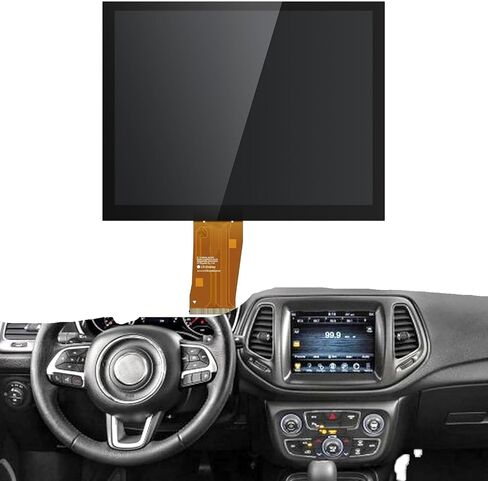 8.4" Uconnect 4C UAQ LCD Monitor Replacement for Dodge RAM Jeep Chrysler 2017-2022, Display Touch Screen Radio Navigation Replaces LA084X01 LA084X01-SL01 LA084X01-SL02 in Saudi Arabia