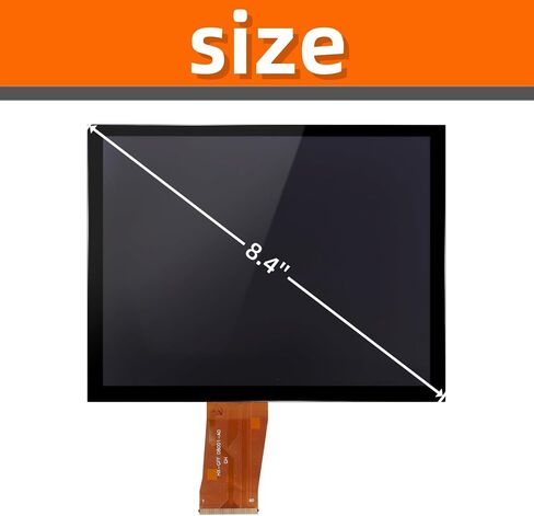 8.4" Uconnect 4C UAQ LCD Monitor Replacement for Dodge RAM Jeep Chrysler 2017-2022, Display Touch Screen Radio Navigation Replaces LA084X01 LA084X01-SL01 LA084X01-SL02 in Saudi Arabia