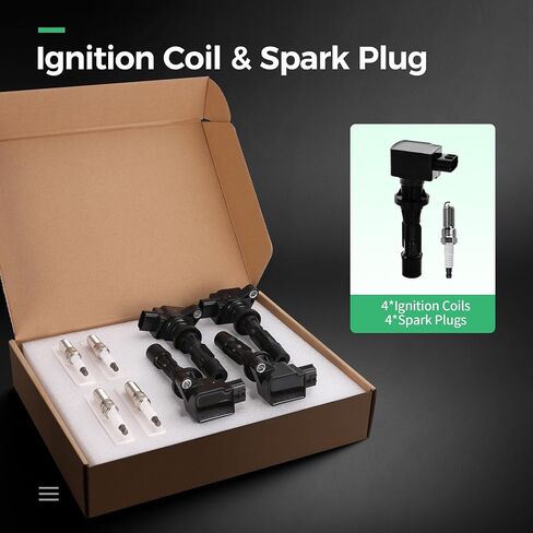 Ignition Coil Pack and Spark Plugs Set Fit for 2004-2008 Ford F150 2005-2008 Ford Expedition F250 F350 Super Duty Lincoln Navigator Mark LT 5.4L DG511 SP515 SP546,Set of 8 in Saudi Arabia
