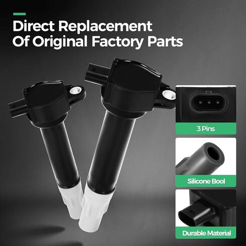 Ignition Coil Pack and Spark Plugs Set Fit for 2004-2008 Ford F150 2005-2008 Ford Expedition F250 F350 Super Duty Lincoln Navigator Mark LT 5.4L DG511 SP515 SP546,Set of 8 in Saudi Arabia