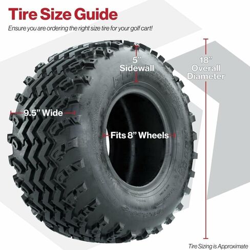 GTW Rogue 22 inch Golf Cart All Terrain Tire | 22x11-12 | A/T Tire | 4-Ply | Universal Fitment with 12 inch Wheels | Set of 4 in Saudi Arabia