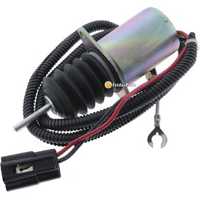 FridayParts Fuel Fuel Shot Off Solenoid AM124377 متوافق مع John Deere 655 755 756 855 856 955 4475 5575 6675 7775 F915 F935 استبدال in Kuwait